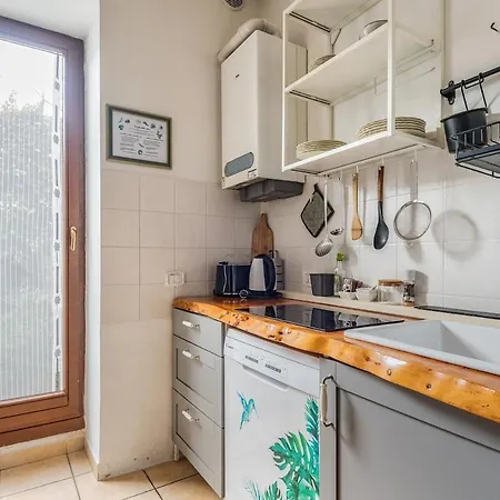 Apartment Typical Home-orio3min-private Garden-train Station 6min Bergamo